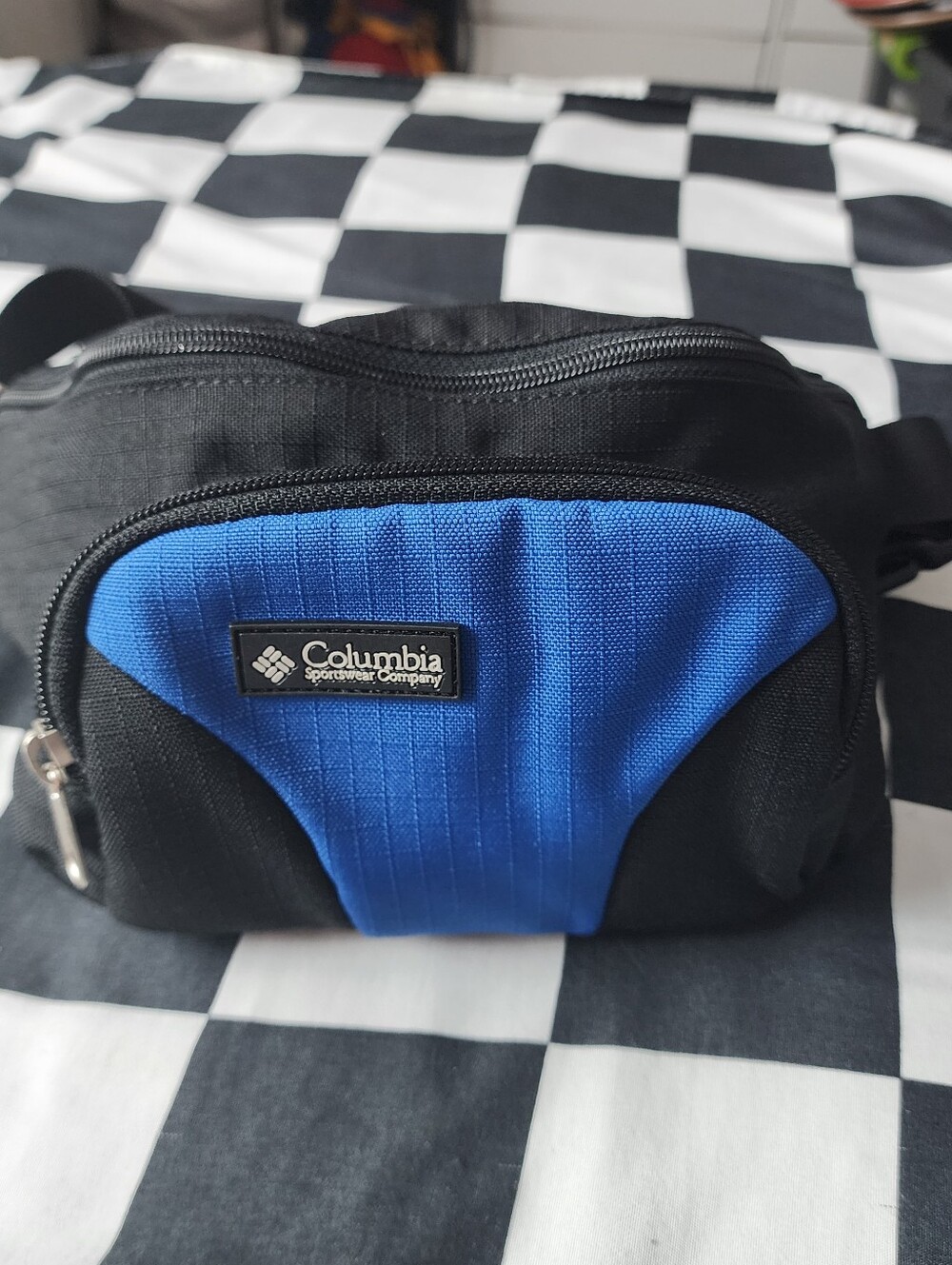Blue & Black Columbia Fannypack